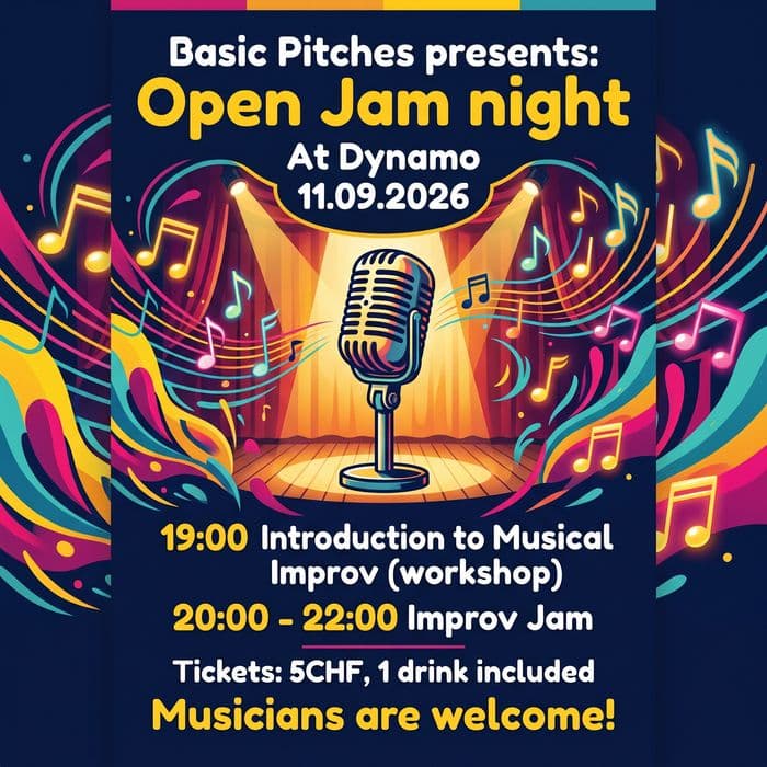 Musical Impro Jam Night poster