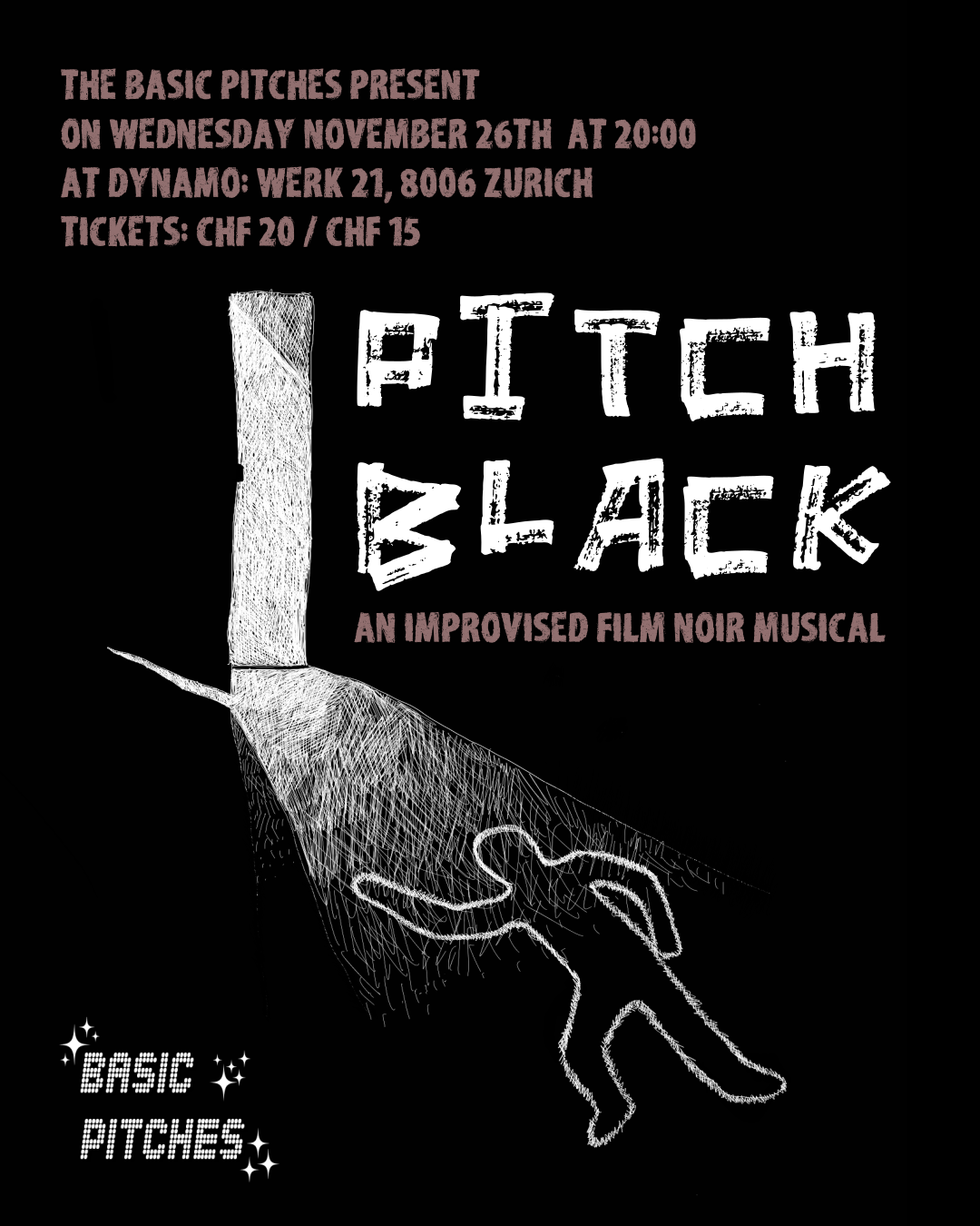 PITCH BLACK - An Improvised Film Noir Musical image